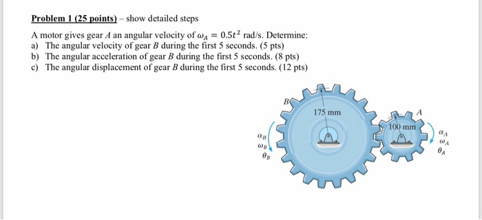 Solved Problem 1 (25 Points) - Show Detailed Steps A Motor | Chegg.com