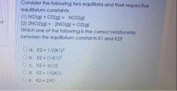 Solved Consider the following two equilibria and their | Chegg.com
