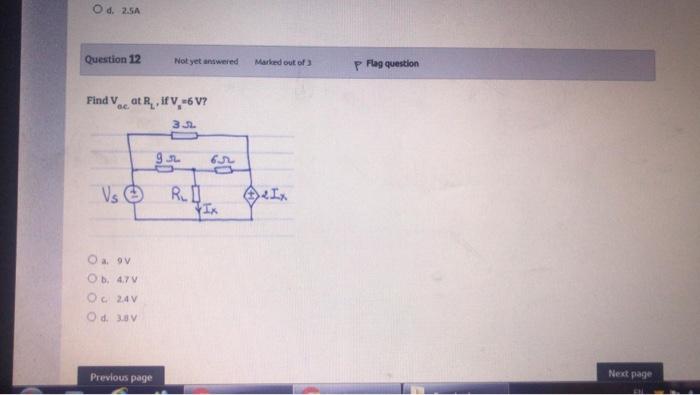 Solved Question 11 Not yet answered Marked out of 3 P Flag | Chegg.com