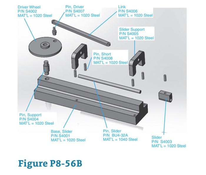 Solved Pin, Driver Figure P8-56B | Chegg.com