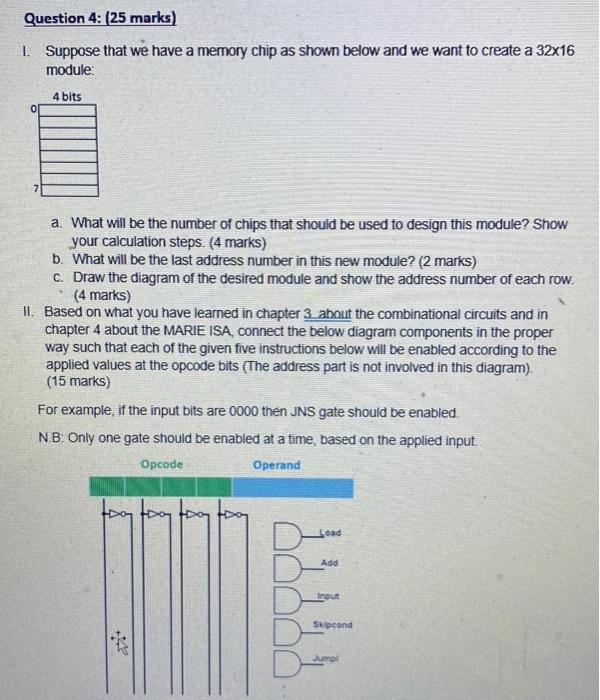 Solved Question 4: (25 marks) 1. Suppose that we have a | Chegg.com