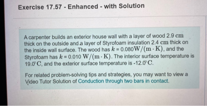 Solved Exercise 17.57 - Enhanced - with Solution A carpenter | Chegg.com