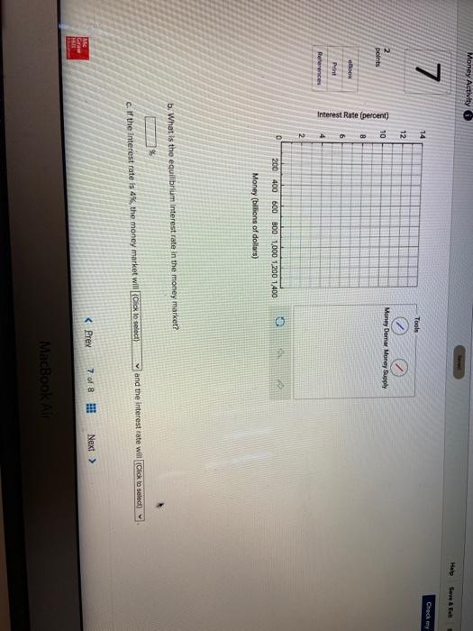 Solved 7 Check on The table below shows the current money | Chegg.com