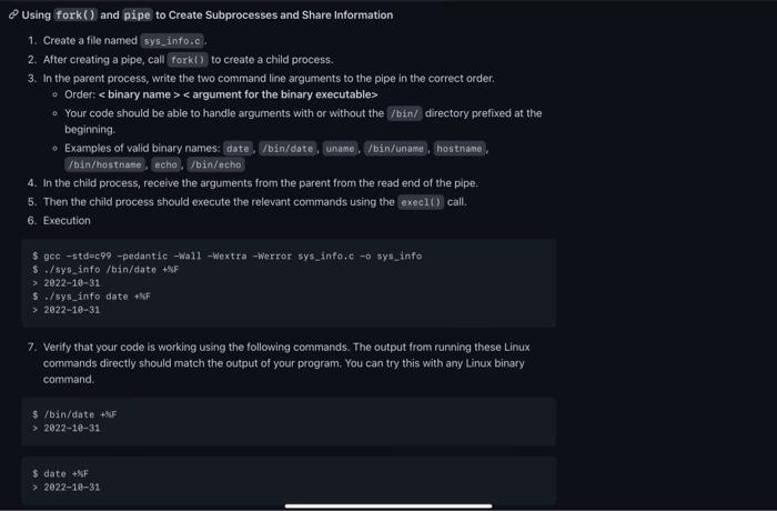 Solved Executing External Programs Using exec1() Sometimes, | Chegg.com