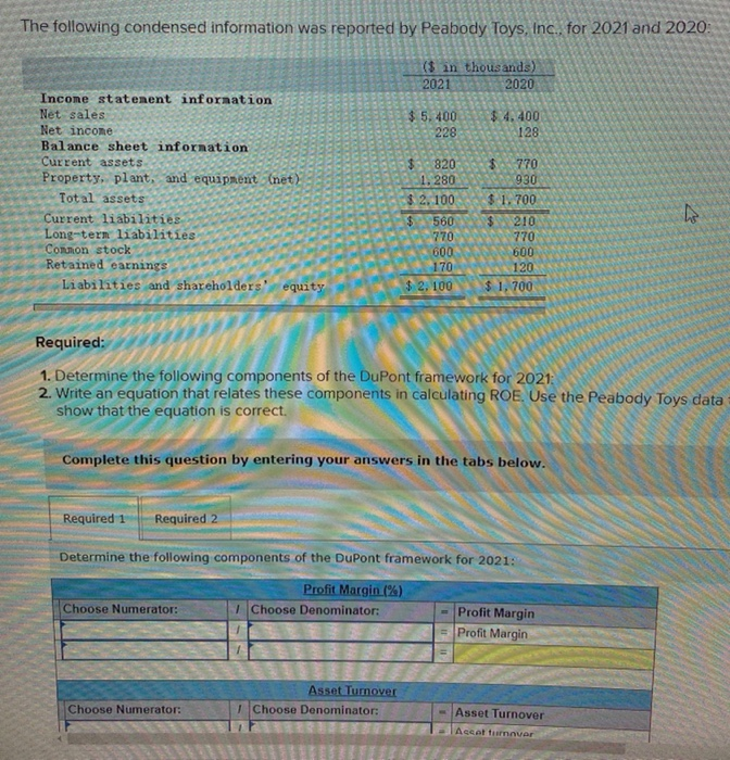 solved-the-following-condensed-information-was-reported-by-chegg