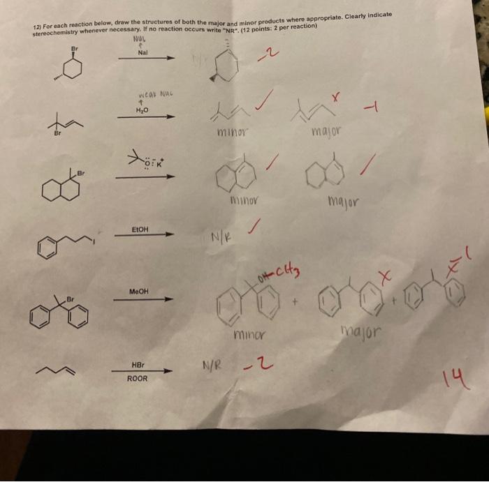 Solved 121 For Each Reaction Belew, Draw The Structures Of | Chegg.com