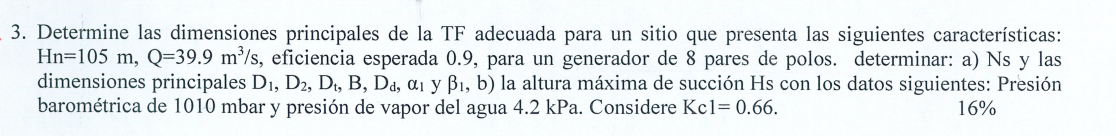 Determine las dimensiones principales de la TF | Chegg.com