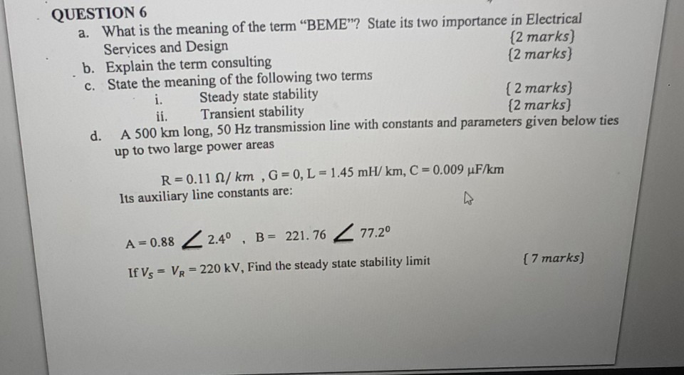 Question 6 A What Is The Meaning Of The Term Beme Chegg Com