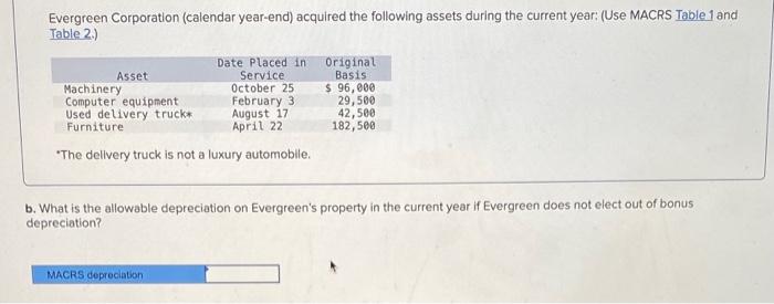 solved-evergreen-corporation-calendar-year-end-acquired-chegg