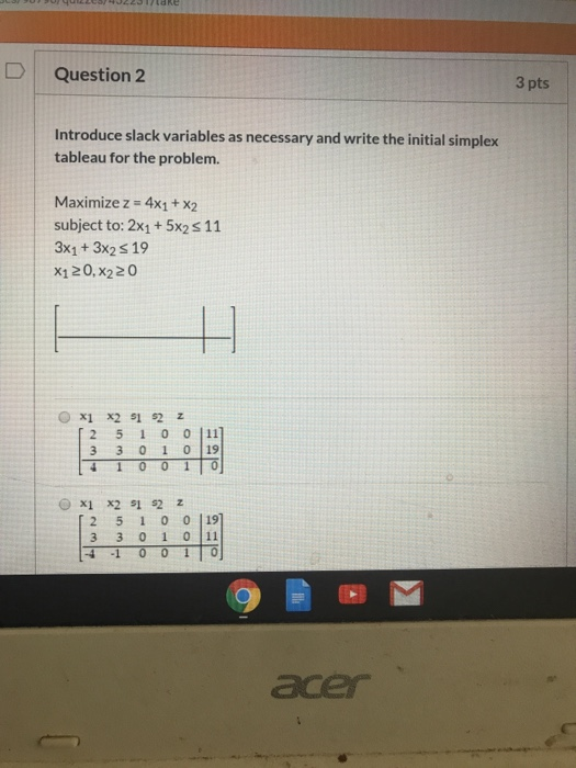 Solved Write the basic solution for the simplex tableau | Chegg.com