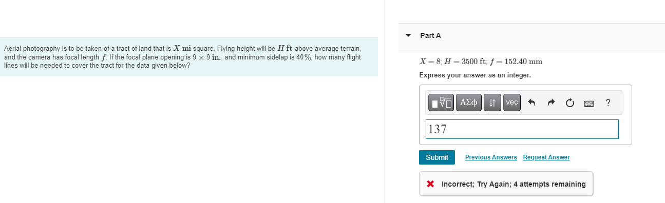 Solved Aerial photography is to be taken of a tract of land | Chegg.com