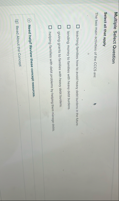 Solved Multiple Select QuestionSelect all that applyThe two | Chegg.com