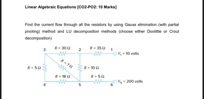 Solved Find the current flow through all the resistors by | Chegg.com