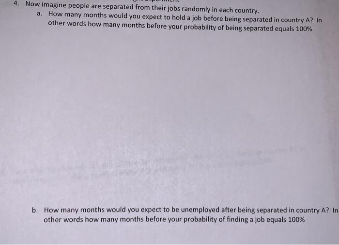 Solved Imagine two countries have the same natural