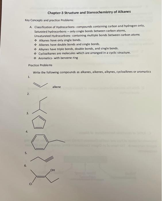 Solved Chapter-3 Structure And Stereochemistry Of Alkanes | Chegg.com