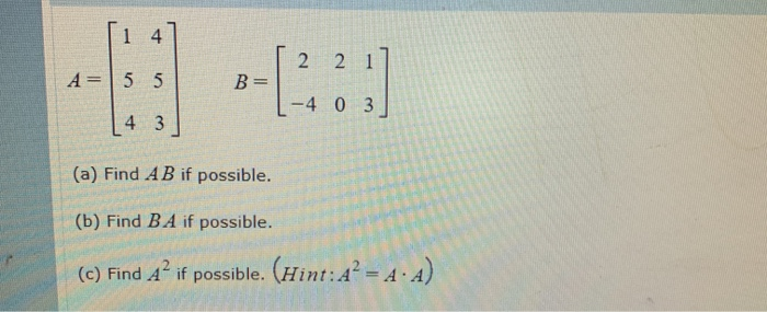 Solved Find A-5(A+B) and simplify. 3 -7 -4 2 3 3 3 12 | Chegg.com