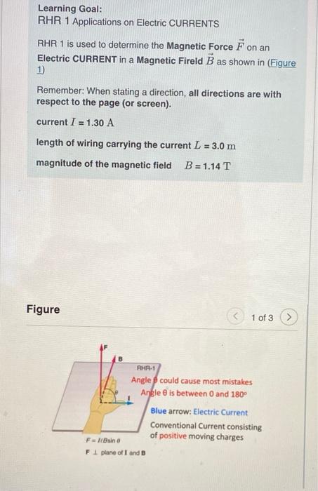 Solved Learning Goal: RHR 1 Applications On Electric | Chegg.com