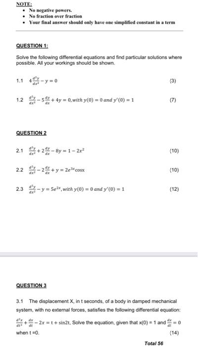 3 to the power of negative 1 as a fraction answer