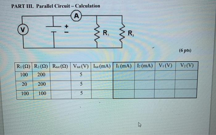 Solved Lab: Series and Parallel Circuits I. Theory - | Chegg.com
