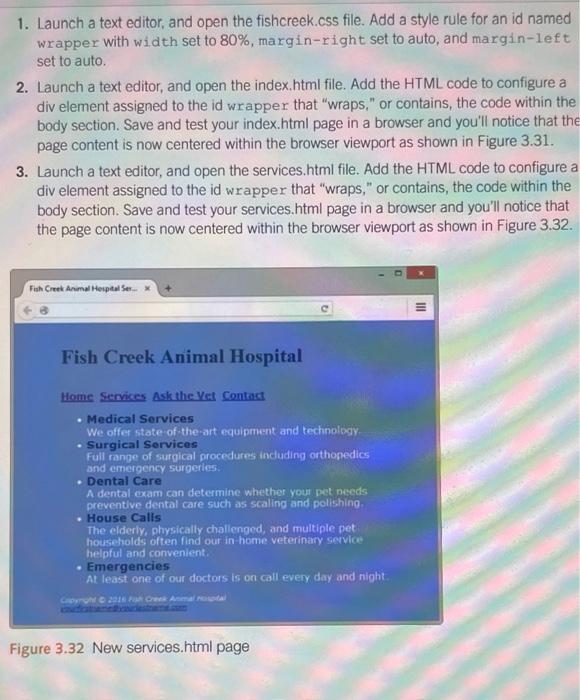 Solved Fish Crema Hopital 0316 INI 659911 Fish Creek Animal