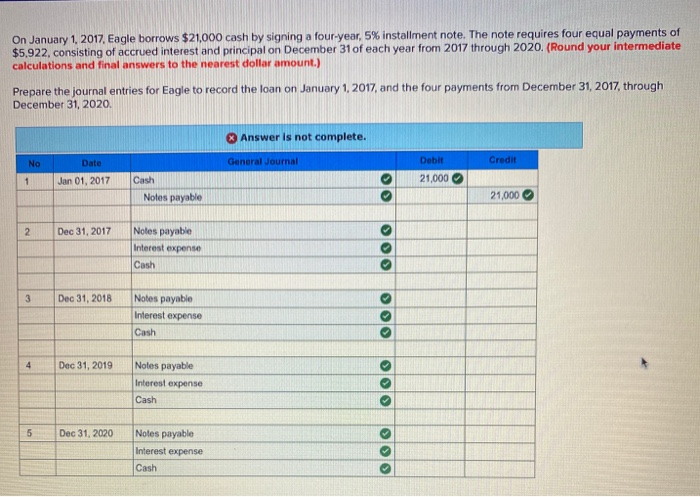 Solved On January 1 2017 Eagle Borrows 21 000 Cash By Chegg solved-on-january-1-2017-eagle-borrows-21-000-cash-by-chegg