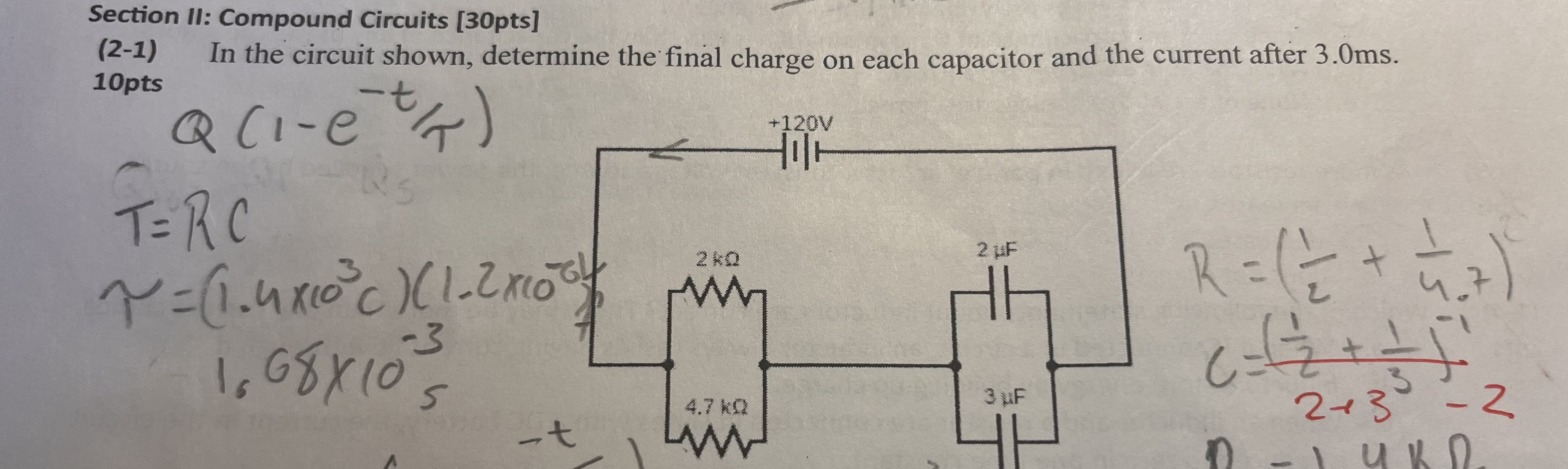 Solved Section II: Compound Circuits [30pts](2-1) ﻿In the | Chegg.com