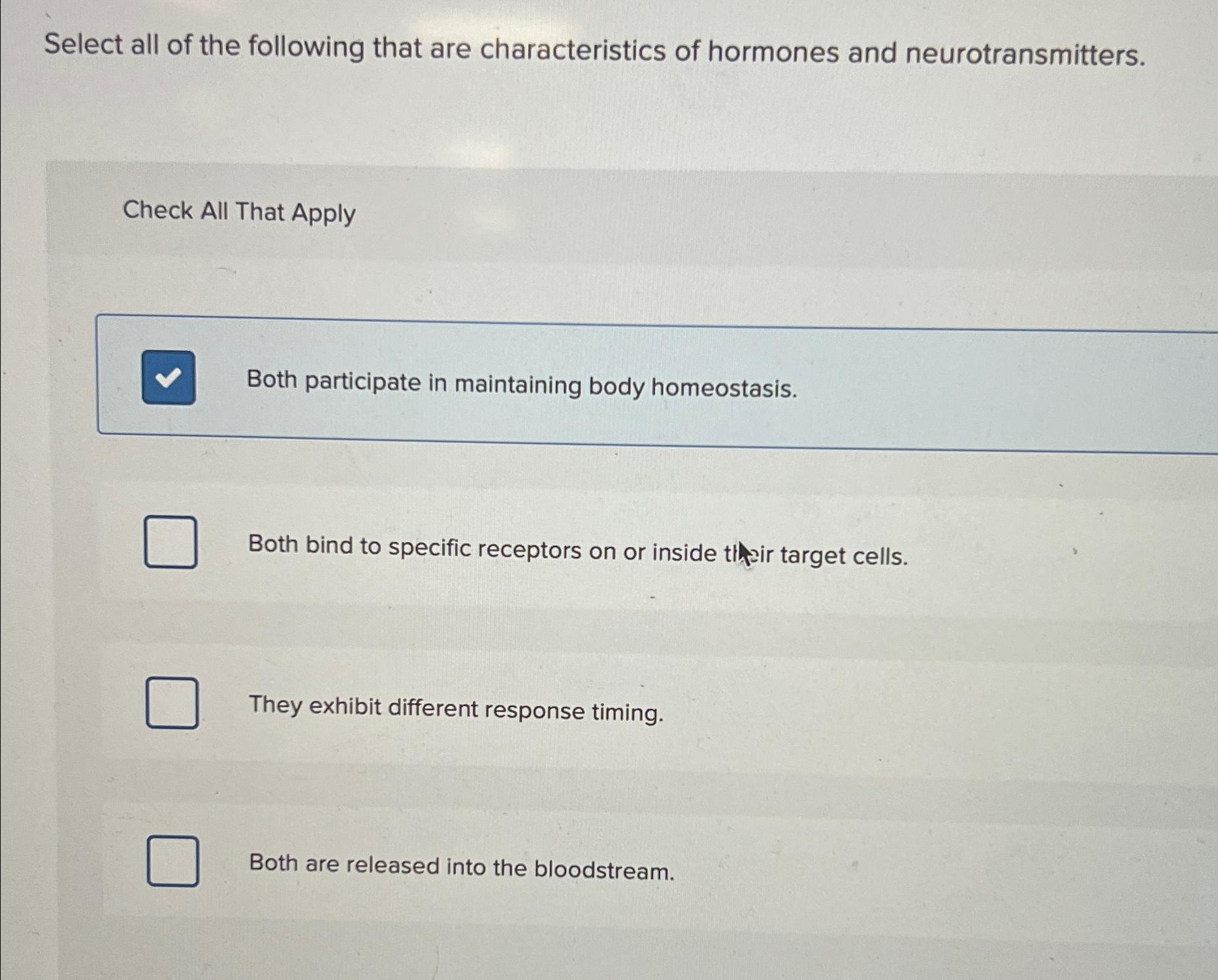 Solved Select all of the following that are characteristics | Chegg.com