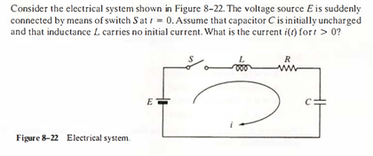 Solved Consider the electrical system shown in Figure 8 - | Chegg.com