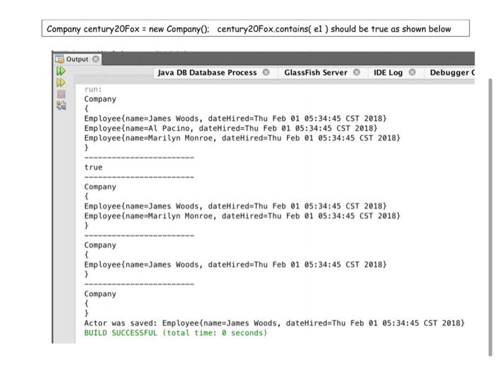 Problem 2 ( 3 points) Implement the class Company | Chegg.com