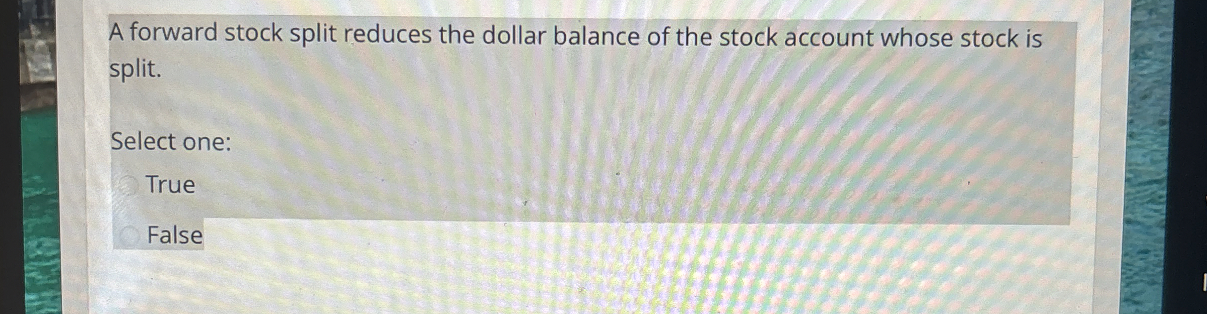 Solved A forward stock split reduces the dollar balance of | Chegg.com