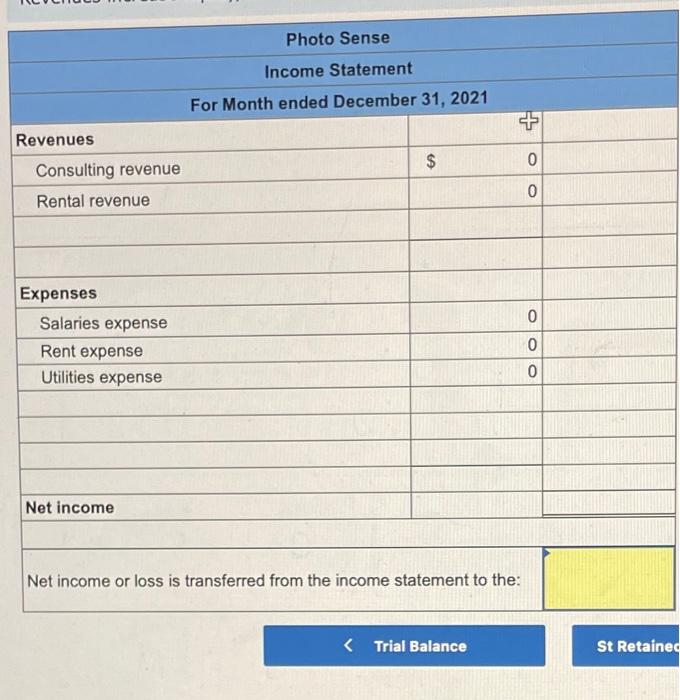 < Trial Balance