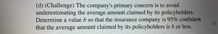 Solved Exercise 4 2 An Insurance Company Would Like To Chegg Solved Exercise 4 2 An Insurance Company Would Like To Chegg