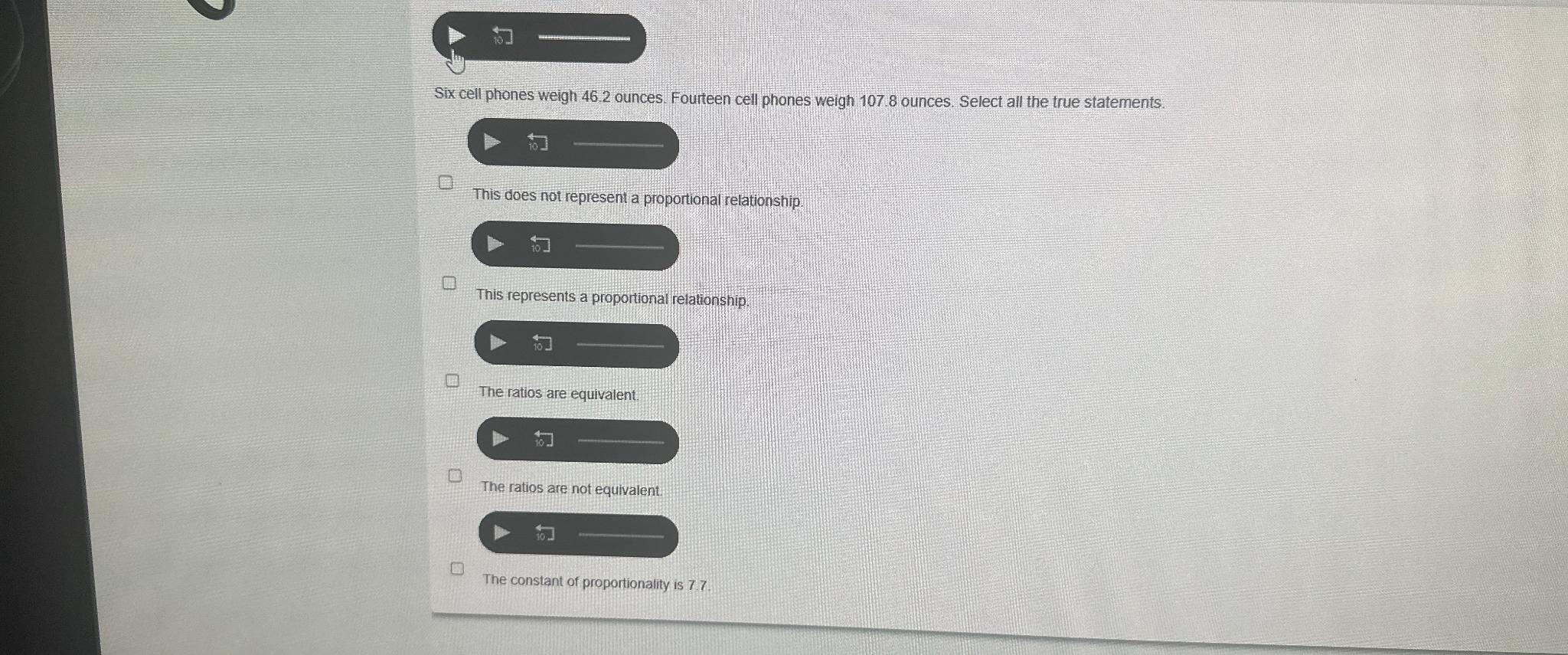Solved Six cell phones weigh 46.2 ﻿ounces. Fourteen cell | Chegg.com