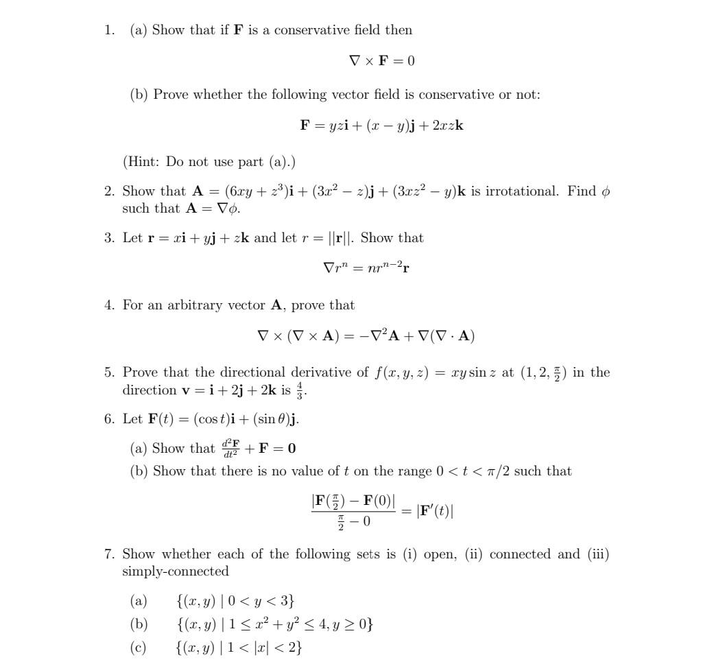 Solved 1. For any arbitrary vectors u1,u2,…,un, prove that | Chegg.com