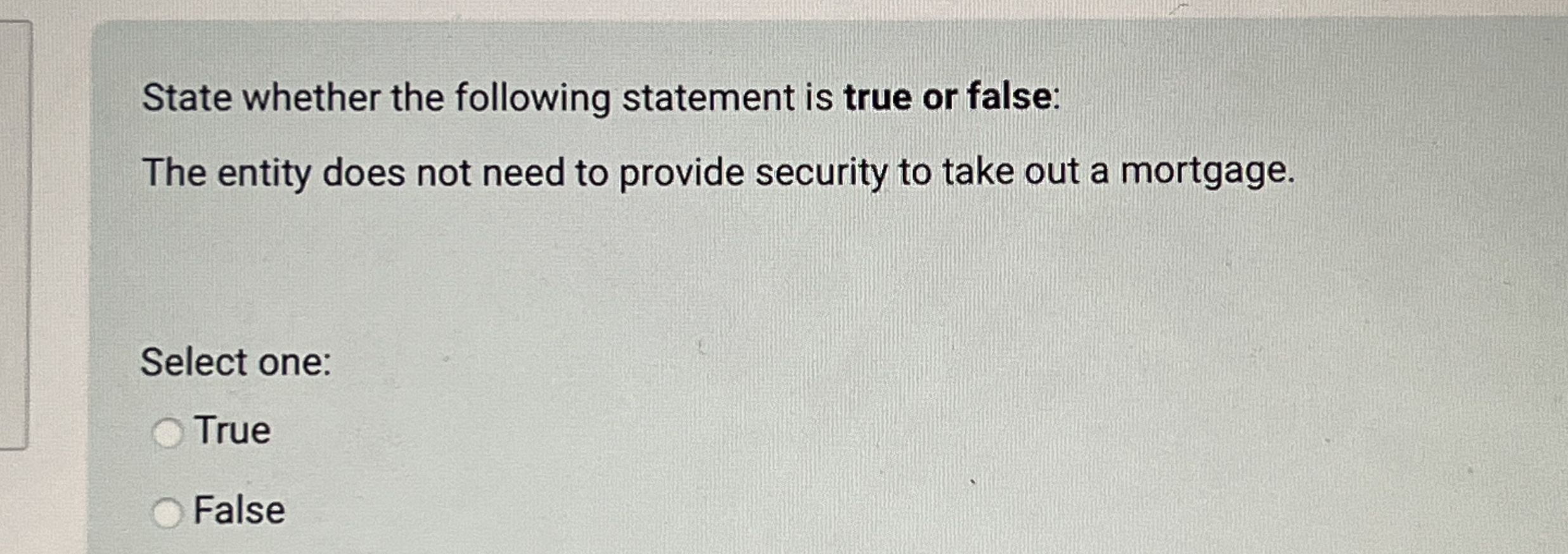 Solved State whether the following statement is true or | Chegg.com