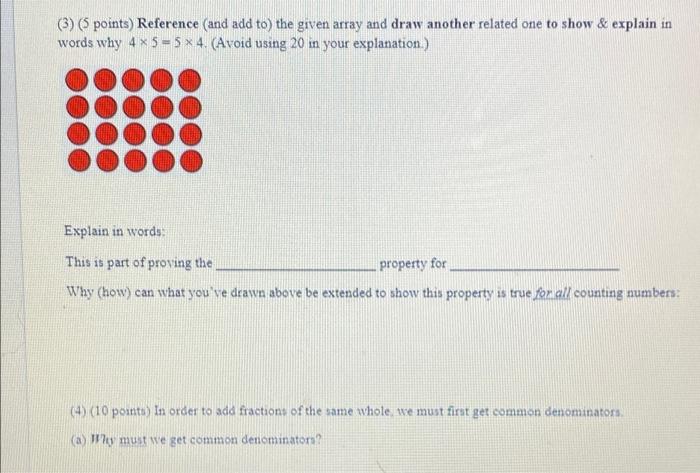 Solved (3) (5 points) Reference and add to) the given array | Chegg.com