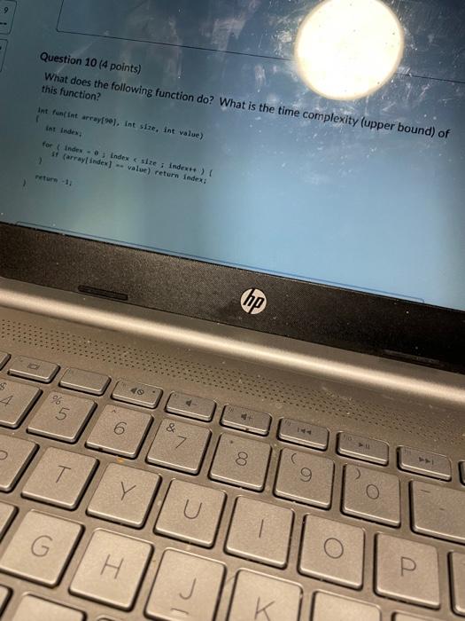 Solved Question 8 (4 points) Show the queue after each of | Chegg.com