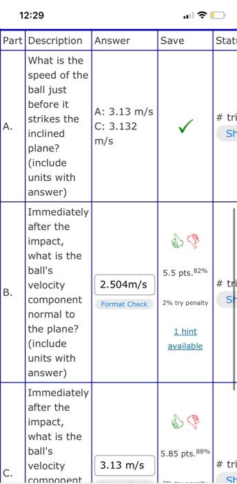 Solved The Ball Is Released From Rest At Position A, Where | Chegg.com