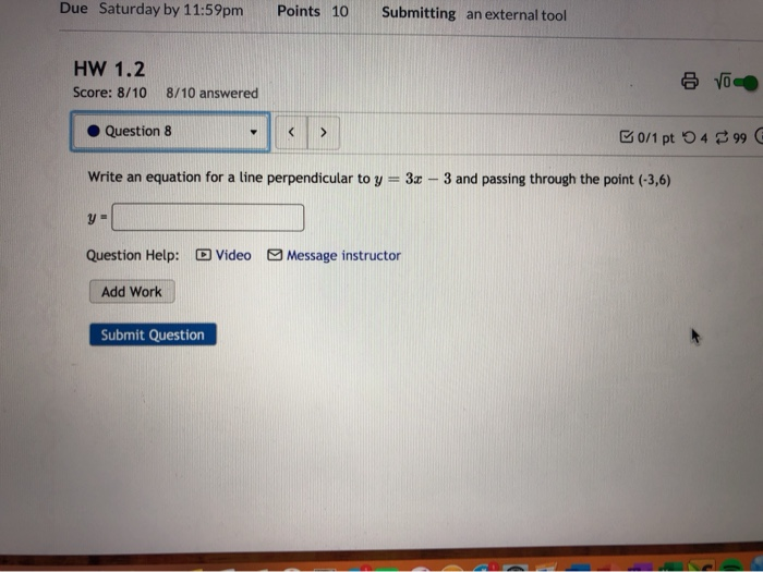 Solved Due Saturday by 11:59pm Points 10 Submitting an | Chegg.com