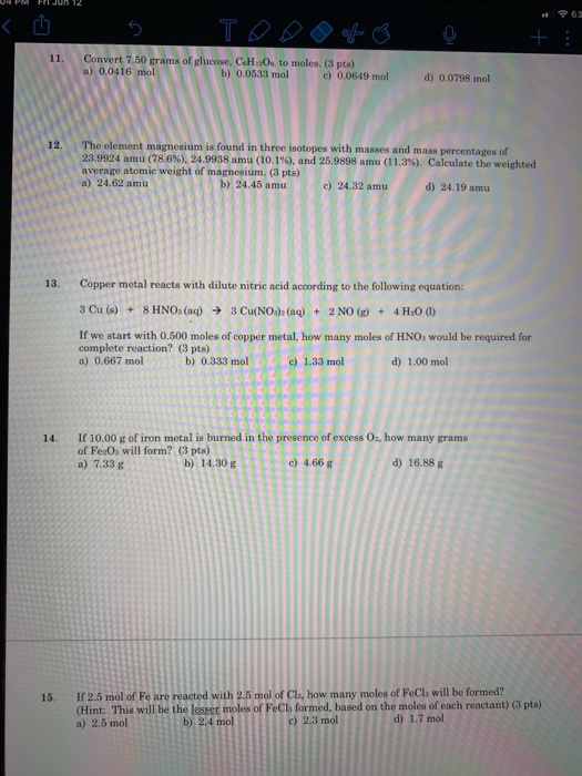 Solved i have the answers I just want to know how to get it | Chegg.com