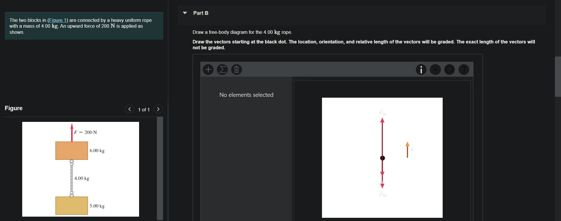 Solved The Two Blocks In (Figure 1 ) Are Connected By A | Chegg.com