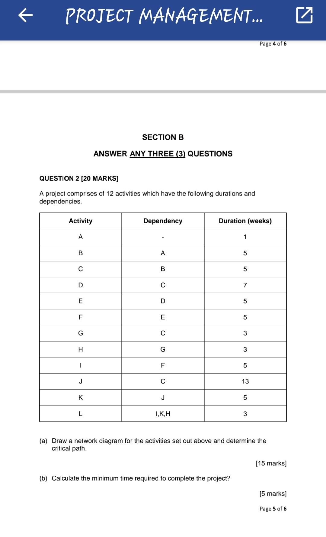 Solved SECTION B ANSWER ANY THREE (3) QUESTIONS QUESTION 2 | Chegg.com