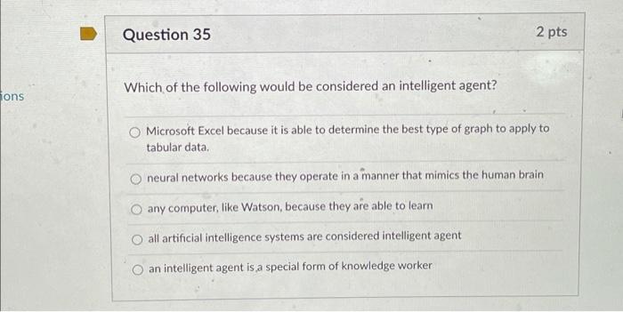 Question 30 2 pts Which of the following statements | Chegg.com