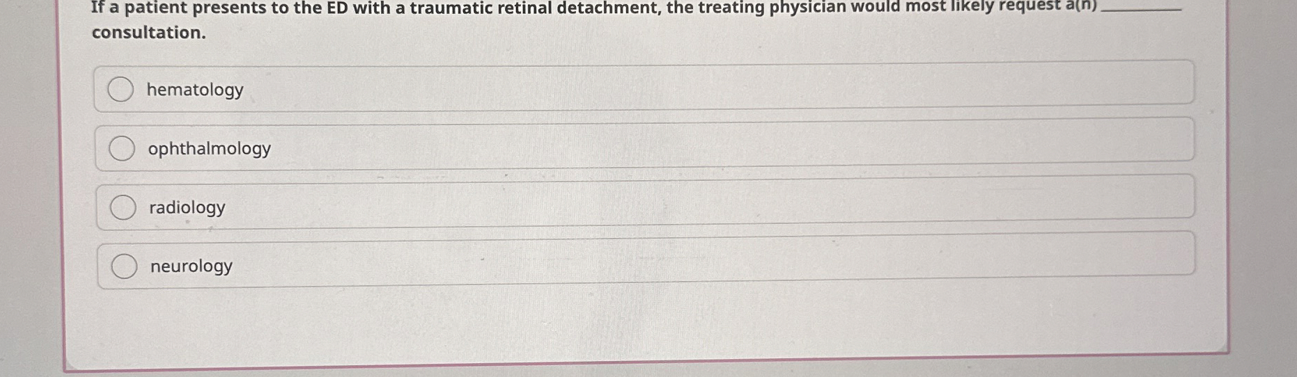 Solved If a patient presents to the ED with a traumatic | Chegg.com