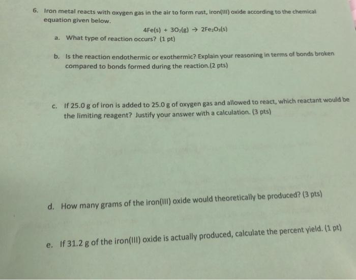 Solved 5. When solid ammonium carbonate is heated ammonia