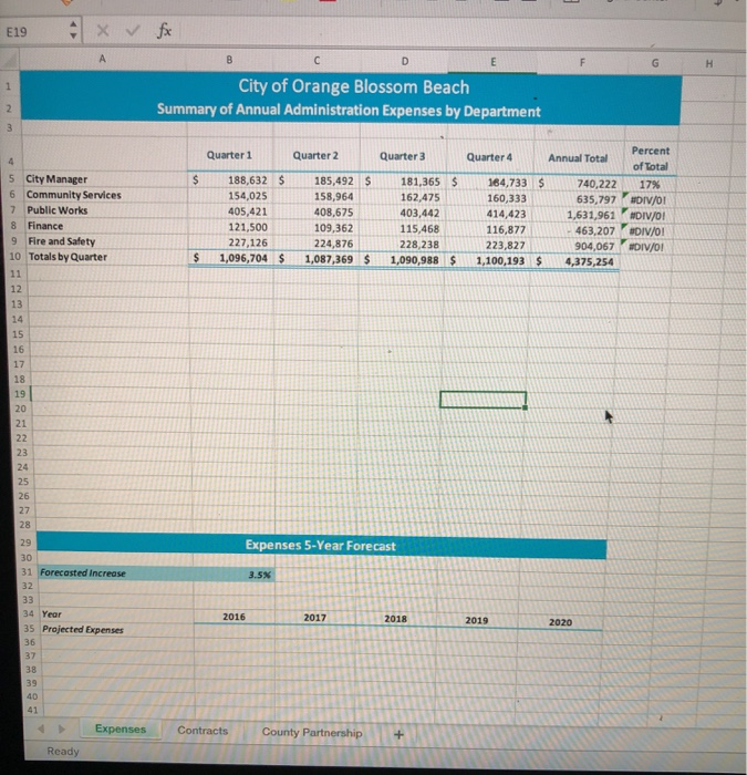 Solved Step Instructions Possible 1 0 N 3 Open the Excel Chegg