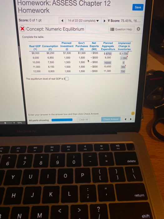 Solved Homework: ASSESS Chapter 12 Homework Save Score: 0 of | Chegg.com