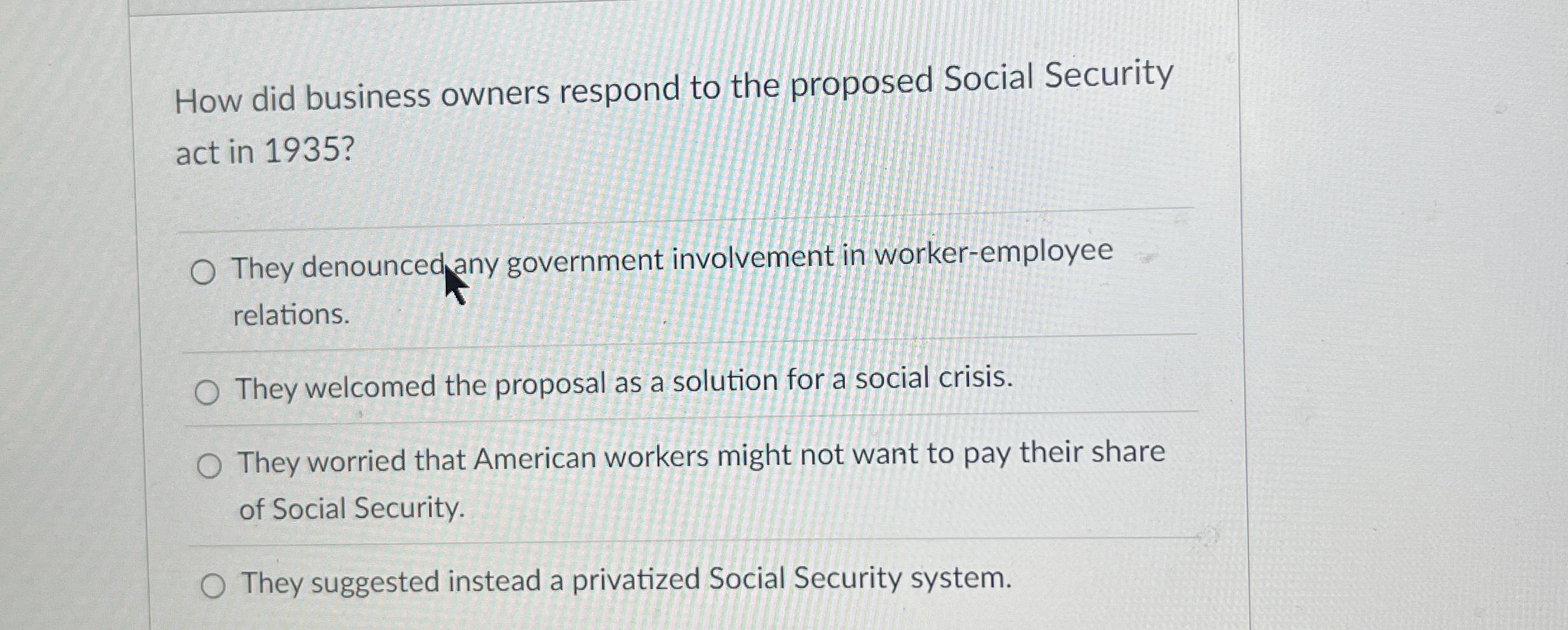 Solved How did business owners respond to the proposed