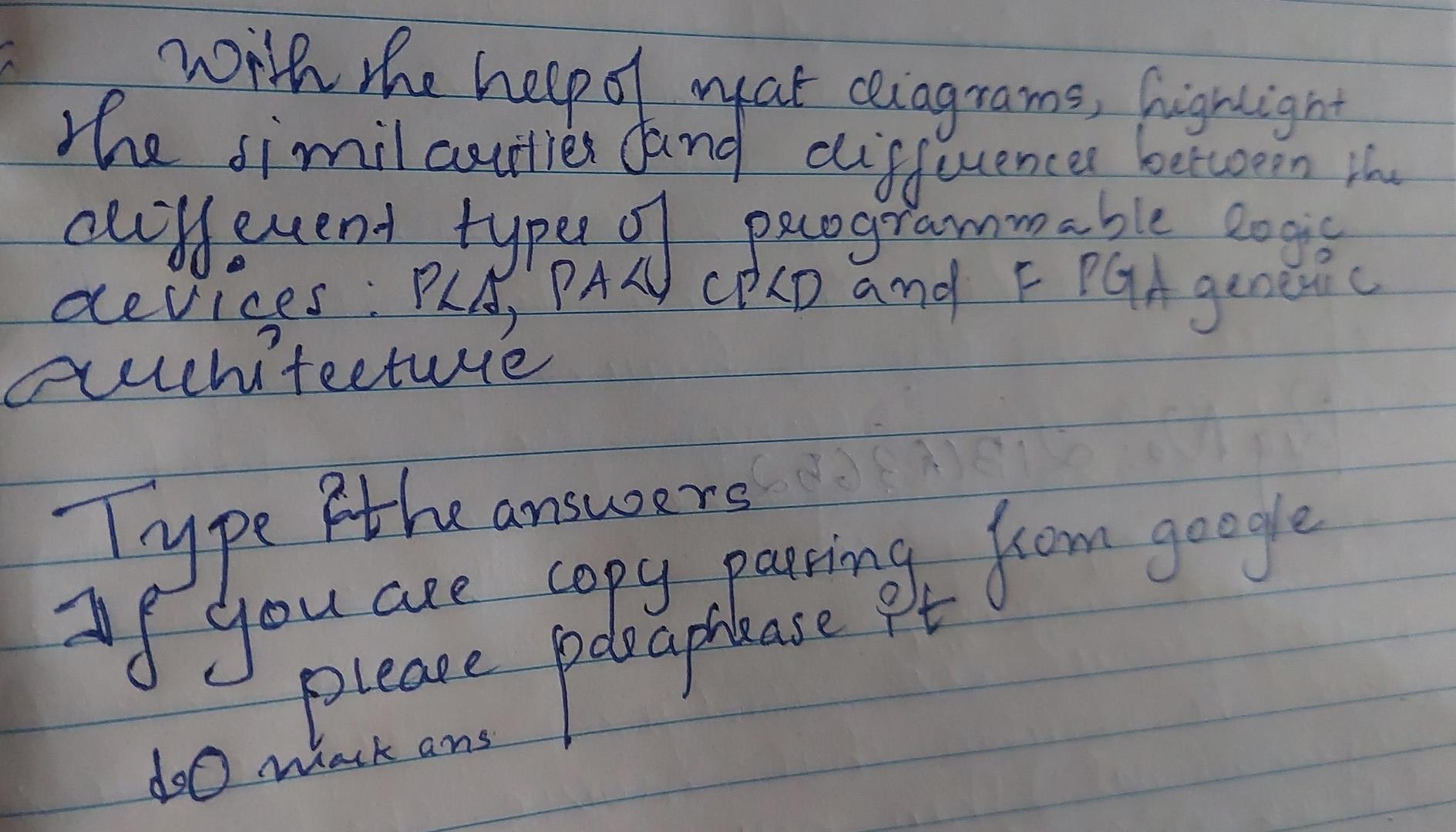 Solved please type the answers and please do not copy paste | Chegg.com