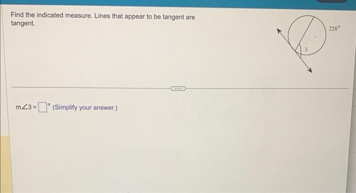 Solved Find the indicated measure. Lines that appear to be | Chegg.com
